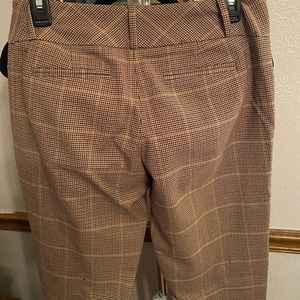 The Limited, size 4, earth tone gingham print